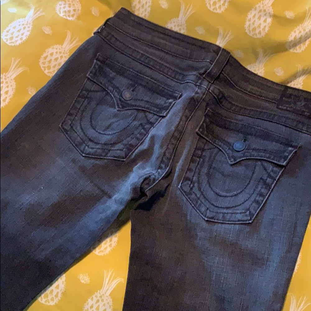 True Religion Billy Straight Distressed Denim Jean